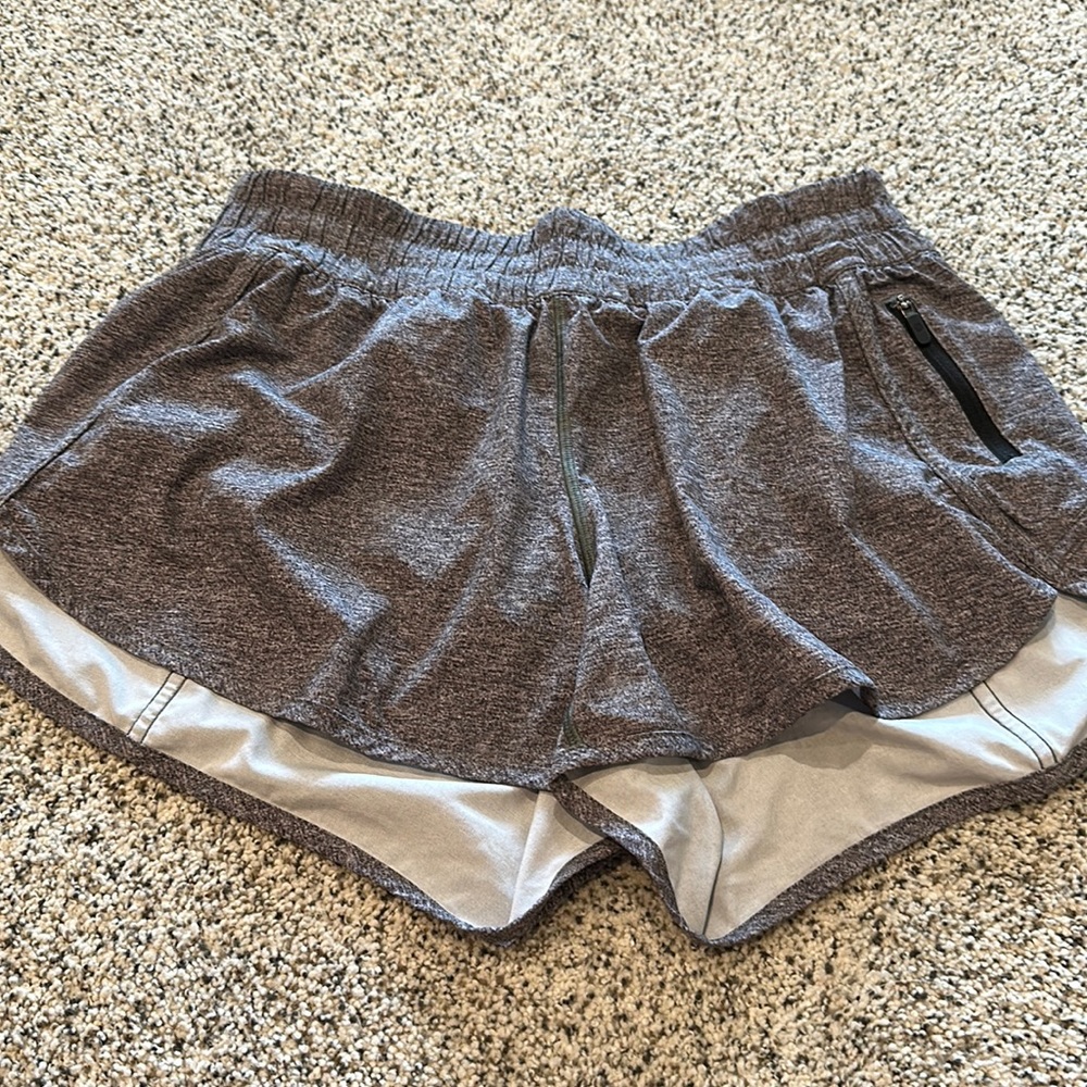 Grey lululemon shorts